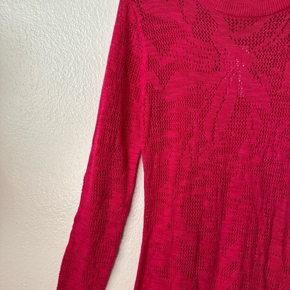 A New Day Pink Pull Over Maxi Medium Dress Long Sleeves BNWT - Picture 7 of 11